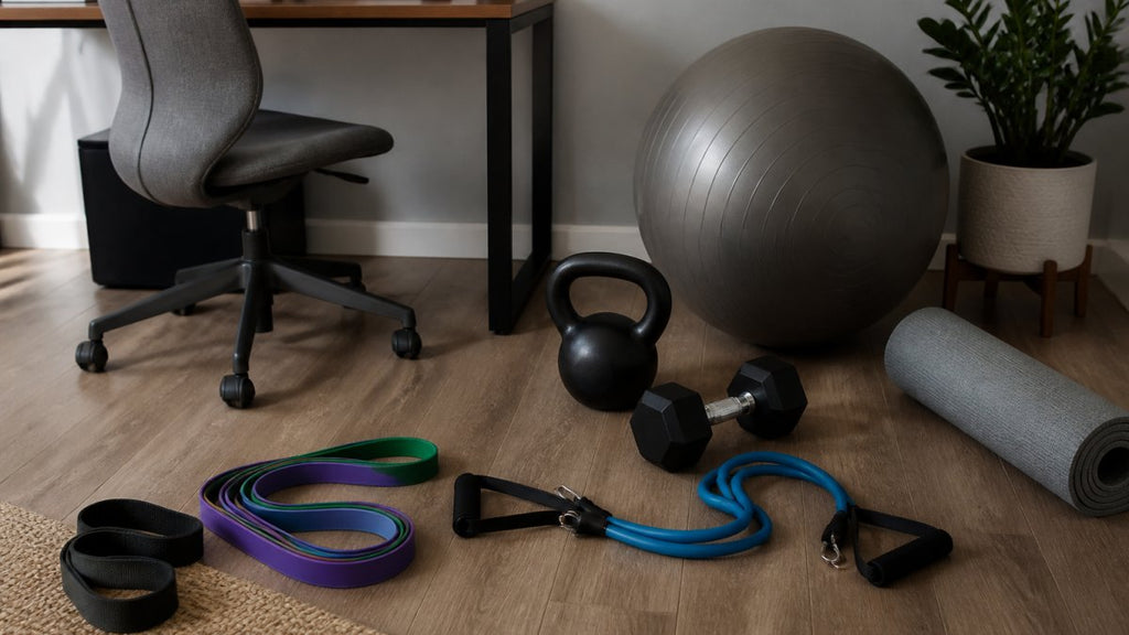Home Office Workout Equipment Ideas: 10 Tools for Busy Professionals