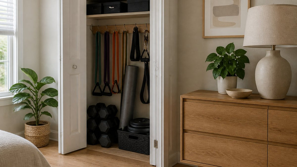 How to Store Workout Equipment in Small Spaces